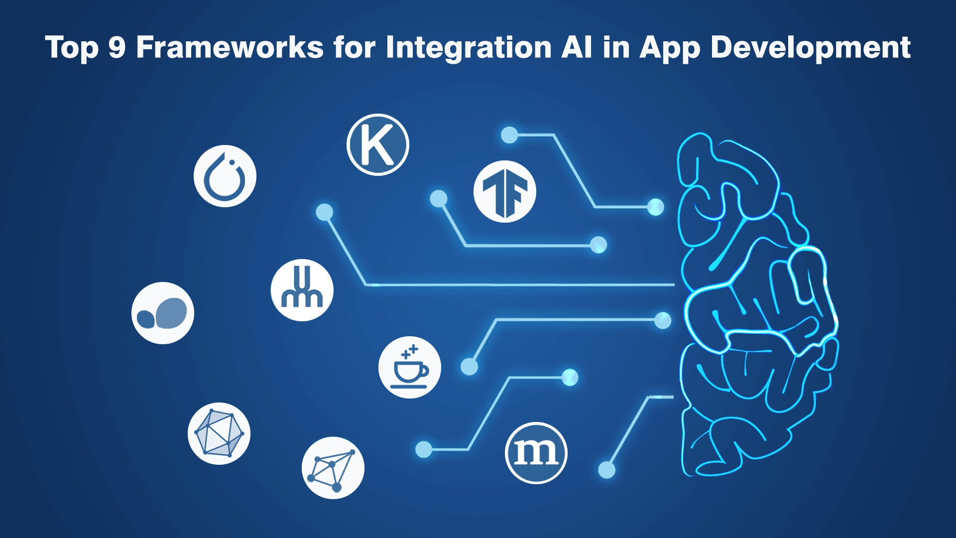 Top 9 Frameworks for integration AI in App Development