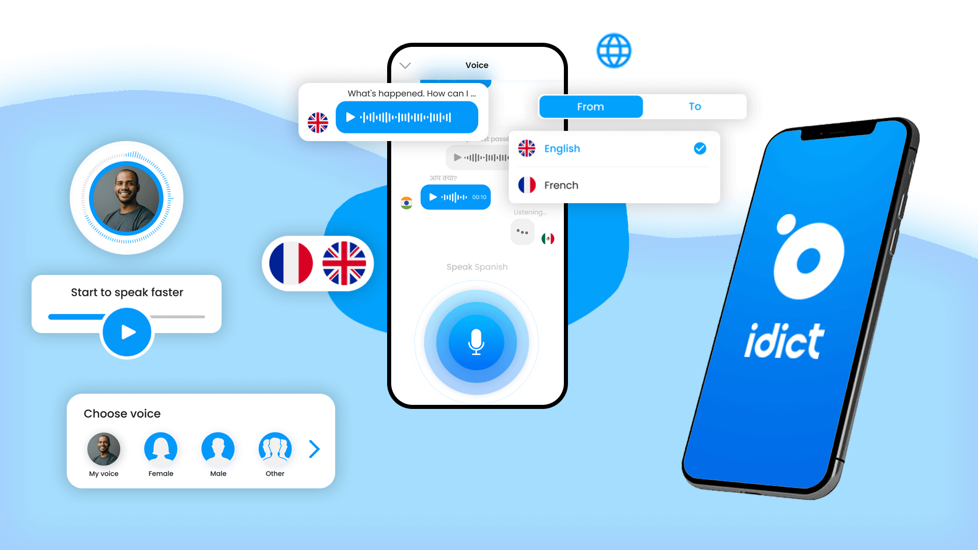 idict - Voice Cloning Translation